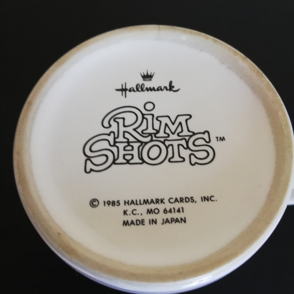 Vintage Hallmark Rim Shots ceramic mug - Picture 3 of 4